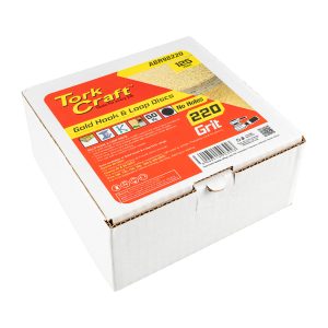 Tork Craft Gold Disc (50 Pieces) 220 Grit 125Mm Without Hole Hook And Loop