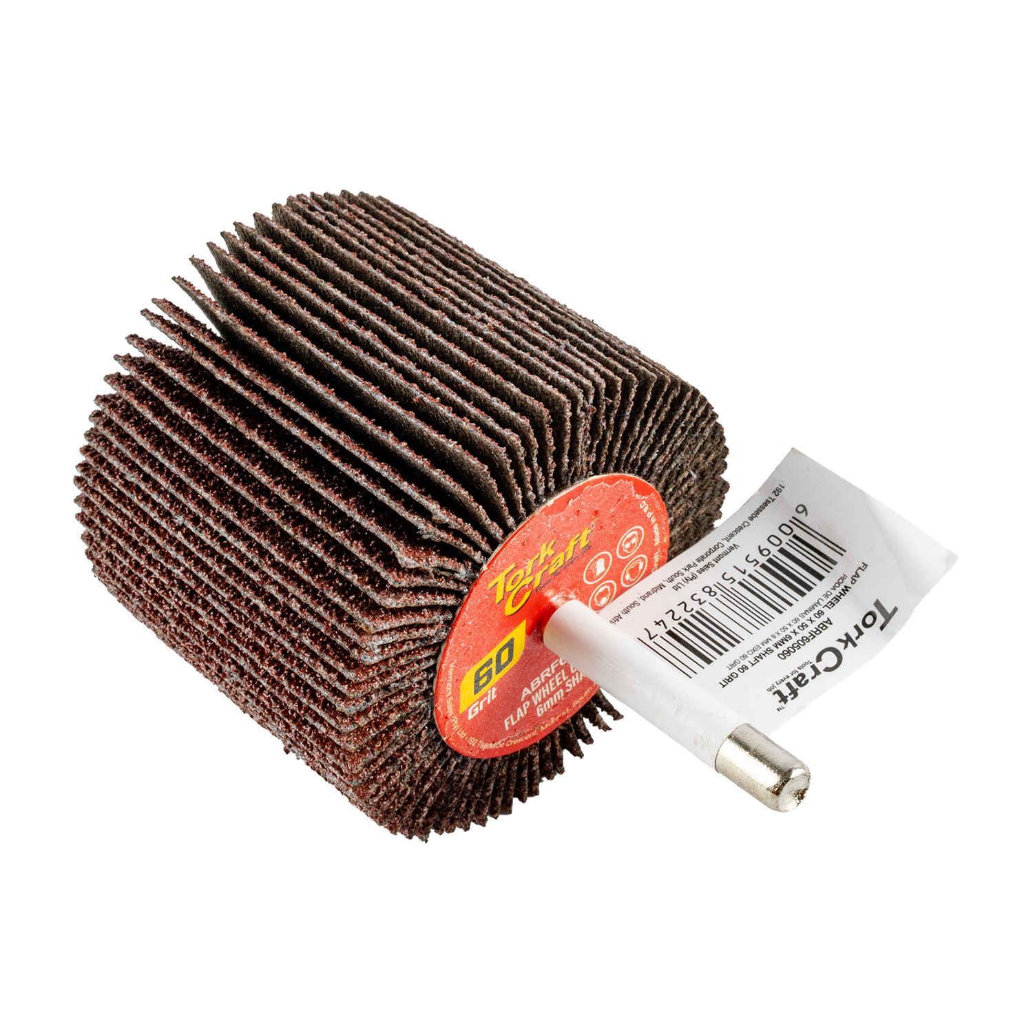 Tork Craft Flap Wheel 50 X 30 X 6Mm Shaft 80 Grit Per Each