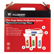 Wildberry Replacement Cartridges For Five Stage Water Purification System