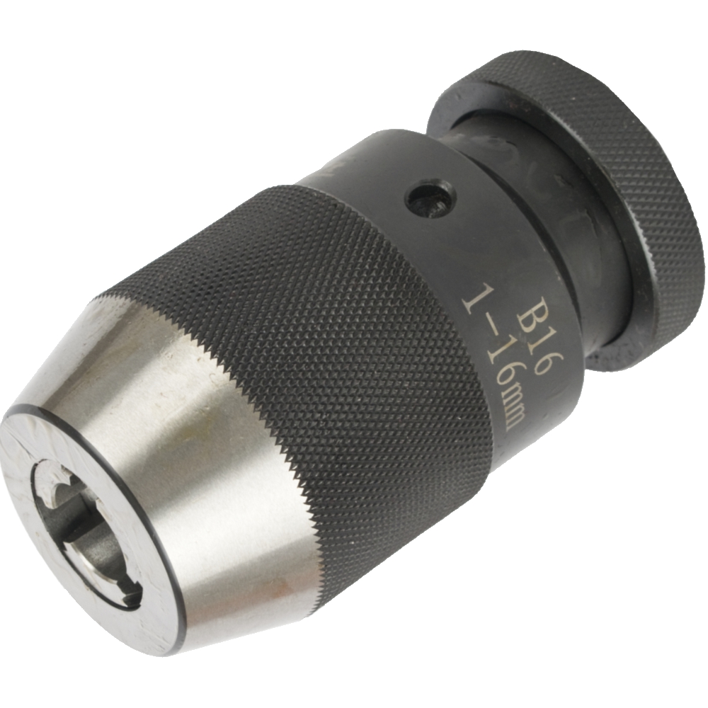Tork Craft Chuck Precision 16Mm Keyless With Lock B16 Taper