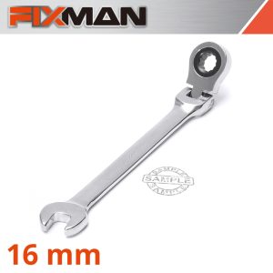 Fixman Flexible Ratchet Combination Wrench 16Mm