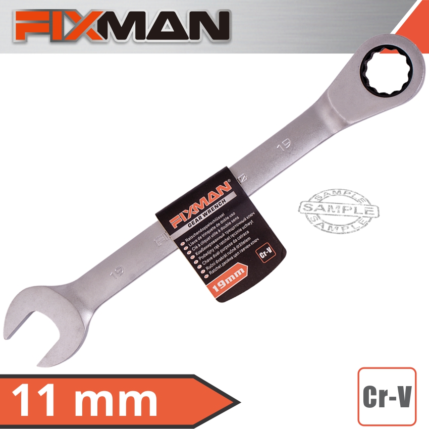 Fixman Combination Ratcheting Wrench 11Mm
