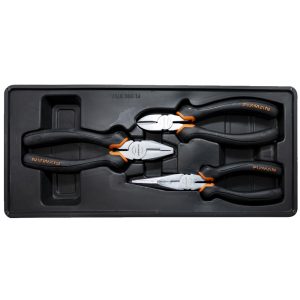 Fixman 3-Pc Pliers Set (Combination 8'Ncutting 7.5' Long Nose 8')