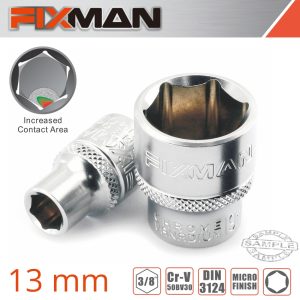 Fixman 3/8' Drive Hex Socket 13Mm