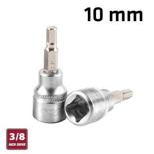 Fixman 3/8' Dr.Bit Socket 10Mm Hex Allen H10