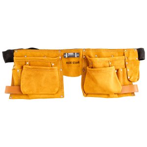 Tork Craft Large Prof.Leather Tool Belt 11 Pocket