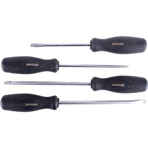 Tork Craft 4Pc Screwdriver Set Black Handle