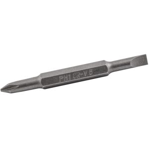 Tork Craft Replacement Bit 65Mm Double Ended 6Mm.Sl5Mm/Ph1 For Kt2677