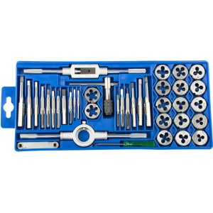 Tork Craft Tap & Die Set 39Pce In Plastic Case