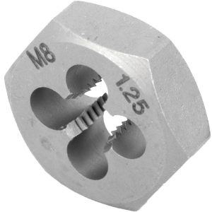 Tork Craft Die Carb.Steel 8X1.25Mm 1/Case