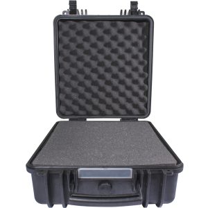 Tork Craft Hard Case 425X370X210Mm Od With Foam Black Water & Dust Proof (333517)