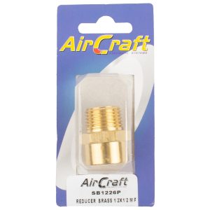 Aircraft Reducer Brass 1/2X1/2 M/F 1Pc Pack