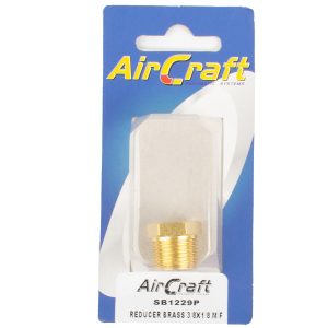 Aircraft Reducer Brass 3/8X1/8 M/F Conical 1Pc Pack