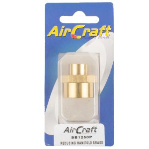 Aircraft Reducing Manifold Brass 1/4X1/2 F/F 1Pc Pack