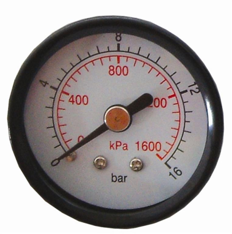Aircraft Press. Gauge 50Mm 1/8' Rear Fit 0-16Bar 0-1600Kpa