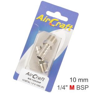 Aircraft Hosetail 1/4' X 10Mm 2Pc Pack