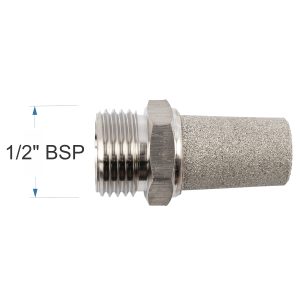 Aircraft Muffler Metal Conical 1/2' Male