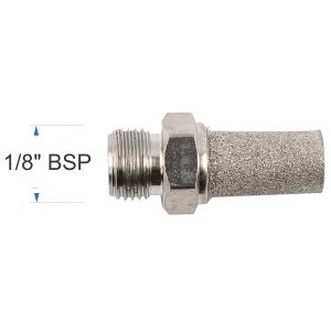 Aircraft Muffler Metal Conical 1/8' Male