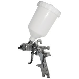 Aircraft Spray Gun Hvlp 1.7Mm Nozzle 600Cc Plastic Cup