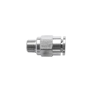 Aircraft Metal Pu Fitting Straight 8Mm X 1/8' M