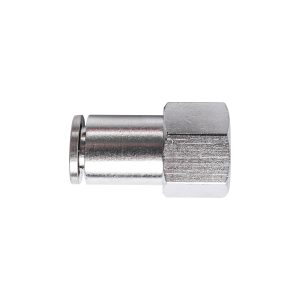 Aircraft Metal Pu Fitting Straight 6Mm 1/4' F