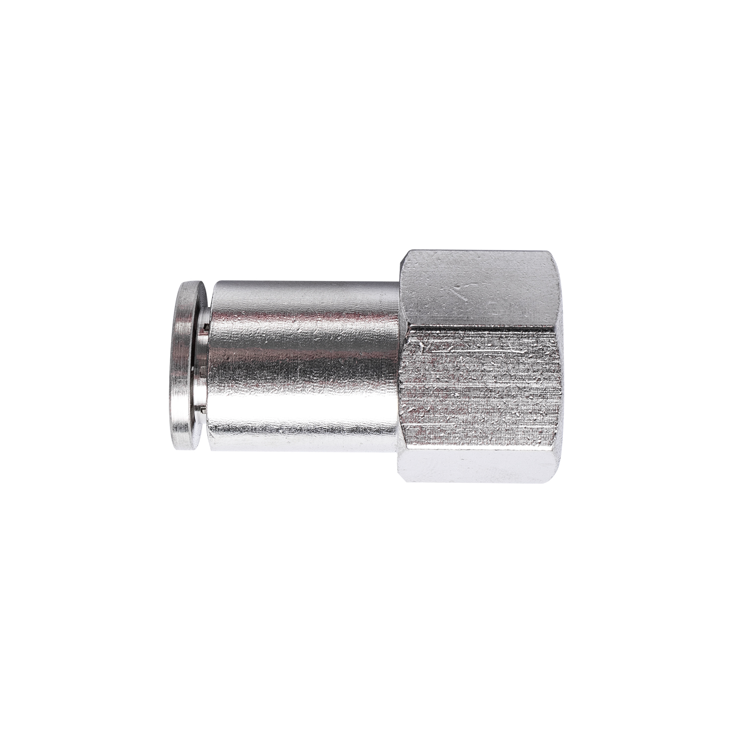 Aircraft Metal Pu Fitting Straight 8Mm 1/4' F