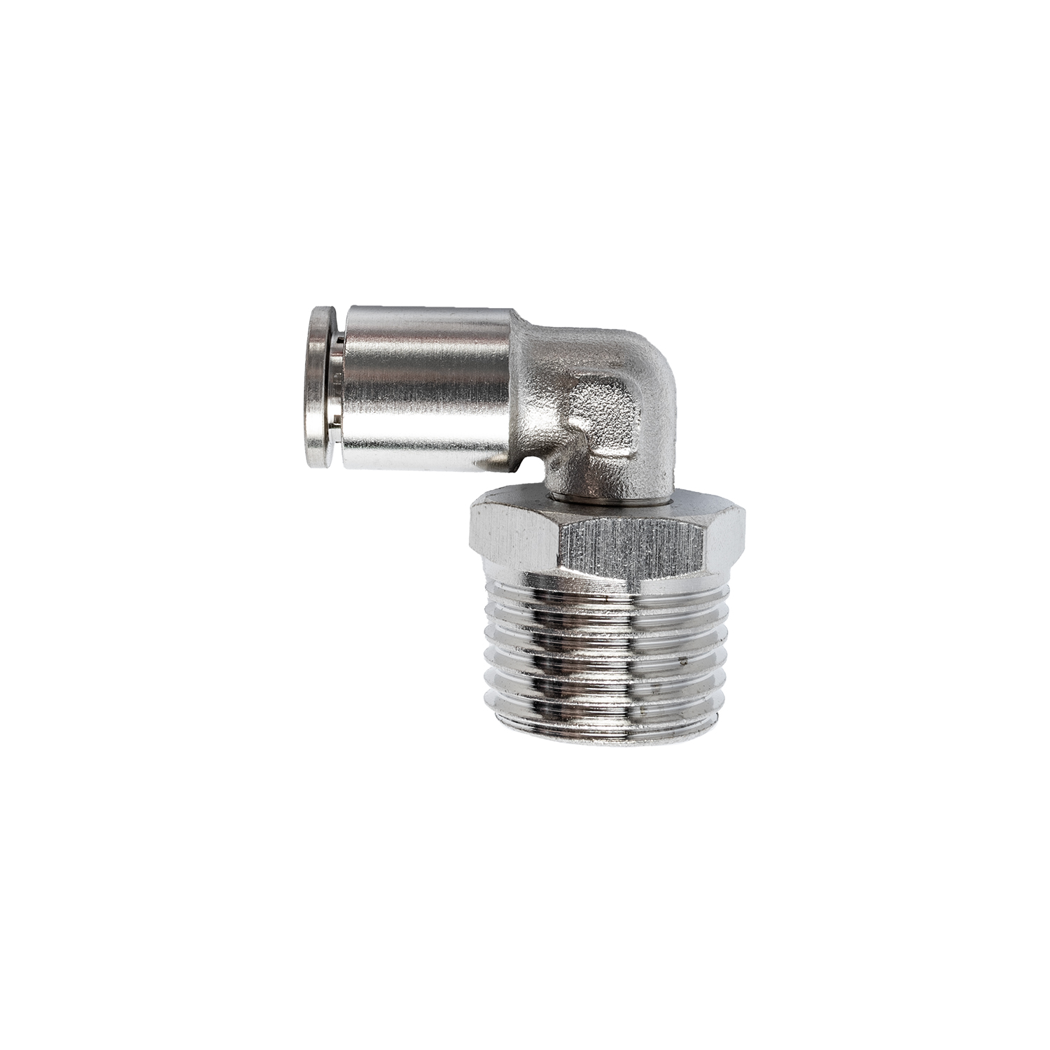 Aircraft Metal Pu Fitting Elbow 8Mm 1/2' M