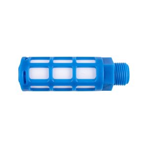 Aircraft Plastic Breather Silencer 1/2' M Blue