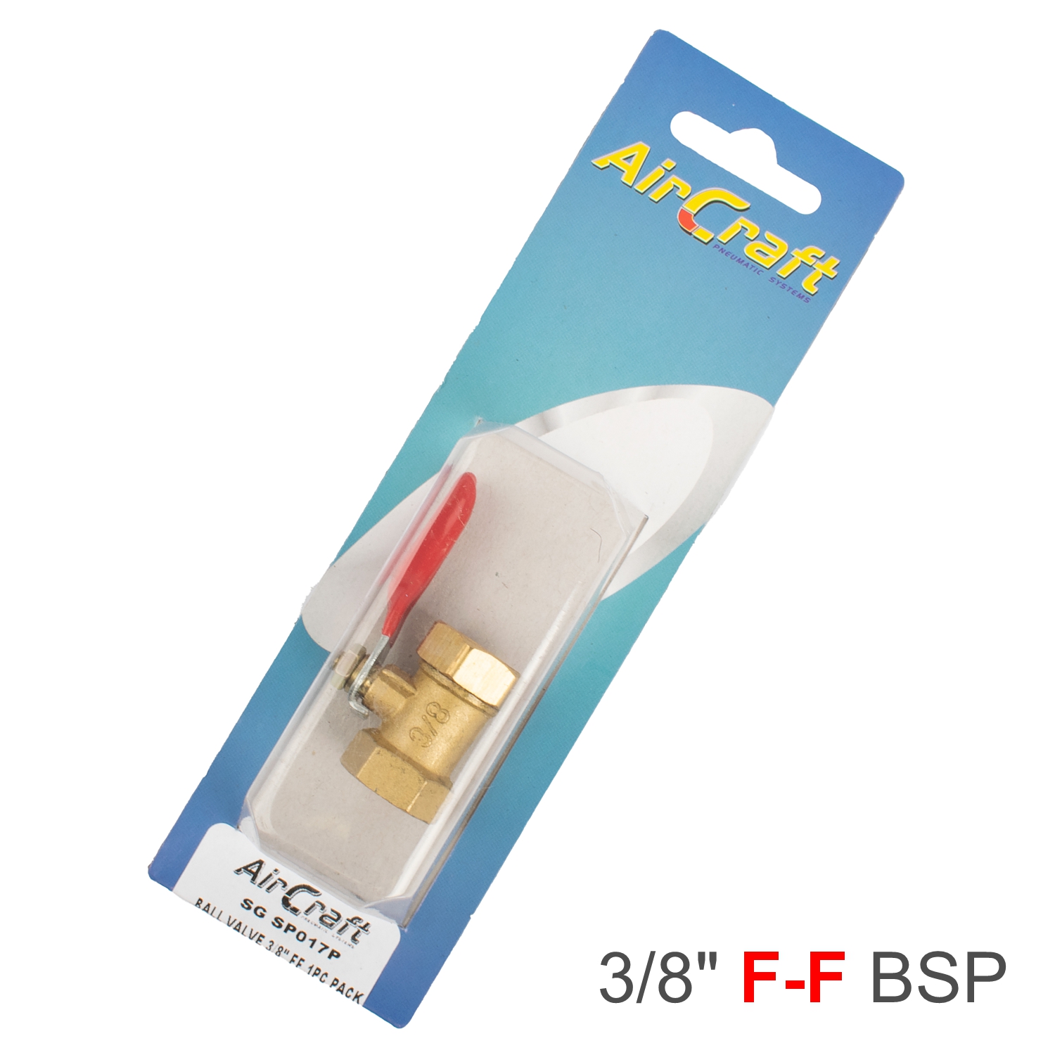 Aircraft Ball Valve 3/8' Ff 1Pc Pack