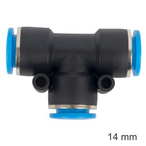 Aircraft Pu Hose Fitting Tee 14Mm
