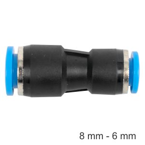 Aircraft Pu Hose Fitting Reducer 8Mm-6Mm