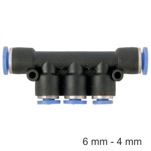 Aircraft Pu Hose Fitting Manifold 6Mm-4Mm