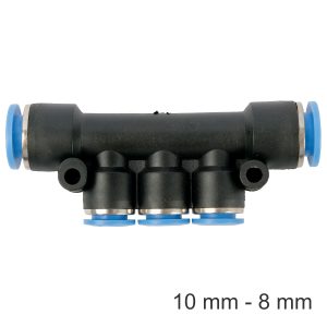 Aircraft Pu Hose Fitting Manifold 10Mm-8Mm