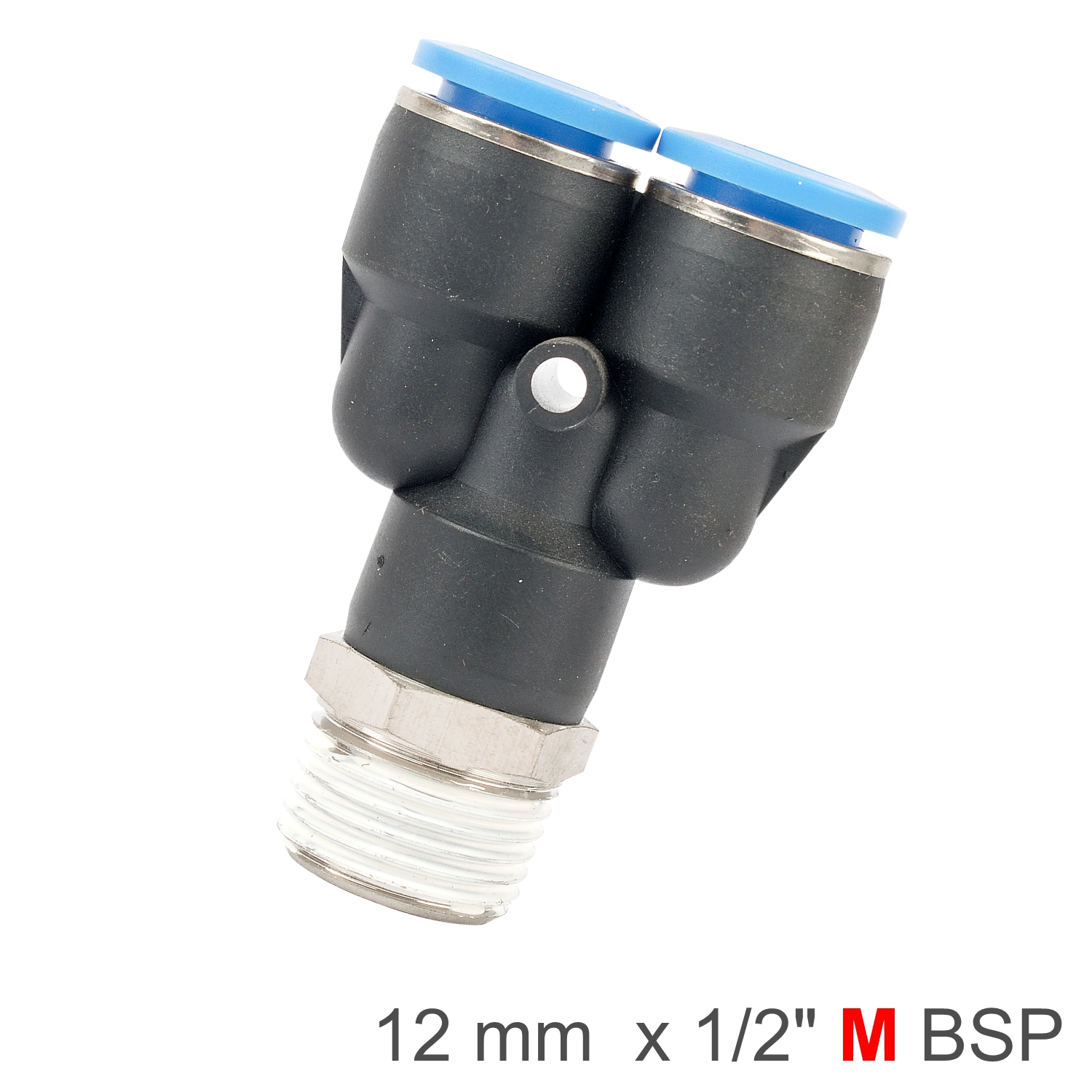 Aircraft Pu Hose Fitting Y Joint 12Mm-1/2 M