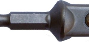 Tork Craft Socket Adaptor 1/2'M Sq X 50Mm 1/4'M Hex Shank Bulk