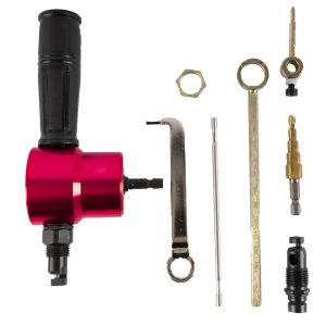 Tork Craft Nibbler Attach. Set 3-In-1 For Drill Machines