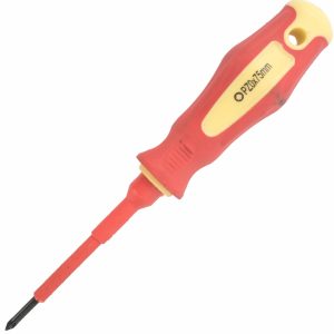 Tork Craft Screwdriver Insulated Poz1.No.0 X75Mm Vde