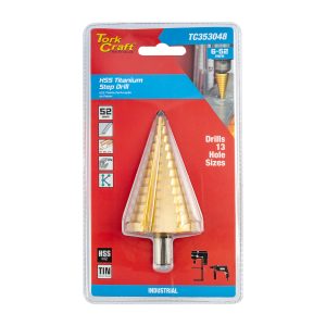 Tork Craft Step Drill Hss 6-52Mm M2 Carded