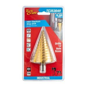 Tork Craft Step Drill Hss 6-60Mm M2 Carded