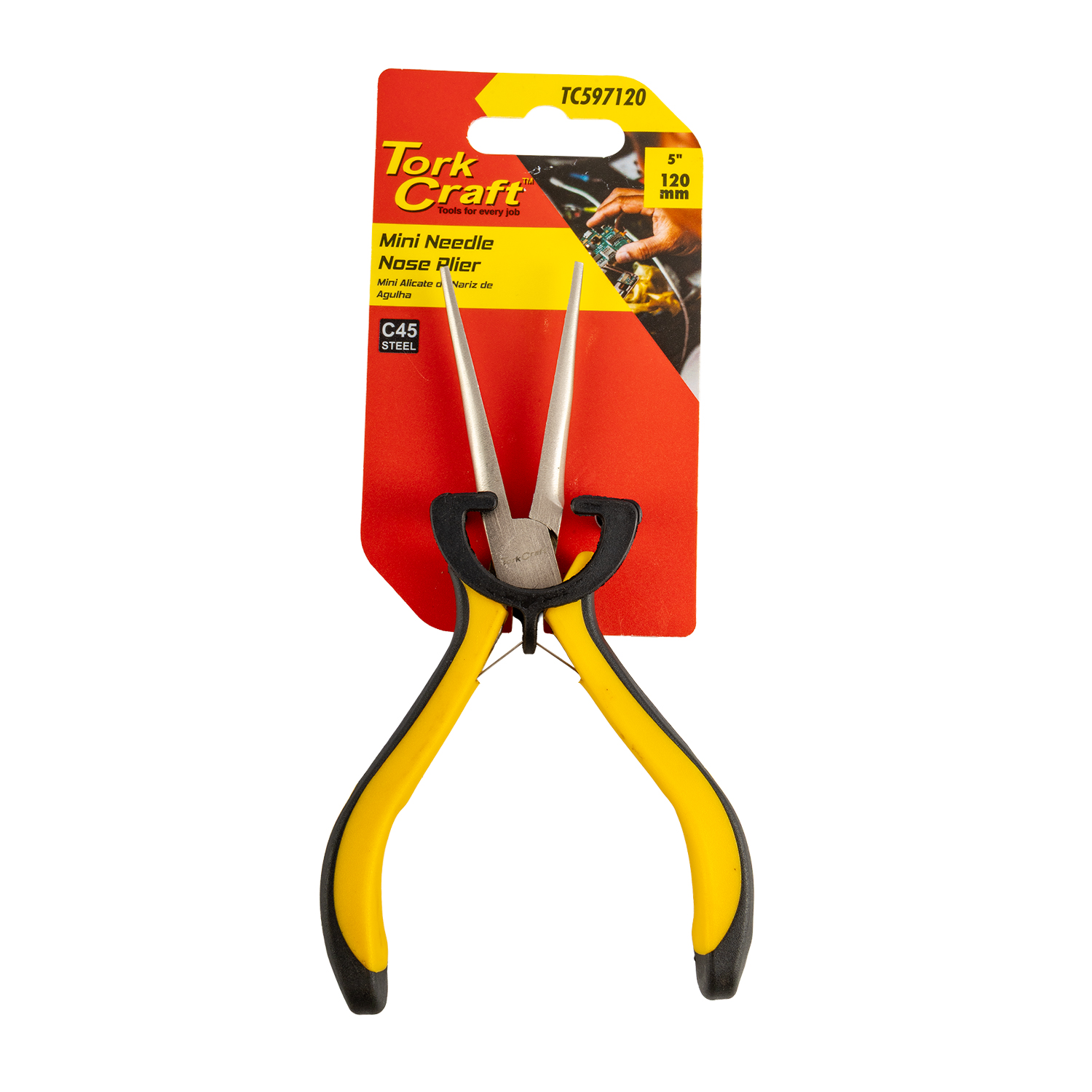 Tork Craft Plier Mini Needle Nose 120Mm Micro