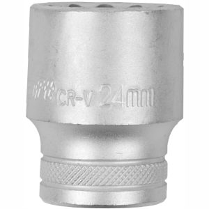 Tork Craft Socket 24Mm X 31.8Mm 1/2' Drive Crv 12 Point