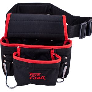 Tork Craft Tool Pouch Nylon With Belt 8 Pocket + Loops
