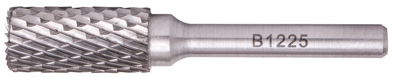 Tork Craft Rotary Burr Tungsten 12X25X6Mm Cyl.W/Bottom Cutter