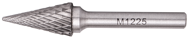 Tork Craft Rotary Burr Tungsten 12X25X6Mm Conical Straight