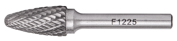 Tork Craft Rotary Burr Tungsten 12X25X6Mm Conical Round Point