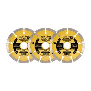 Tork Craft Diamond Blade Segmented 115Mm Professional Bulk 3 Pack Shrink