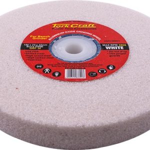 Tork Craft Grinding Wheel 150X20X32Mm White Coarse 36Gr W/Bushes For Bench Grin