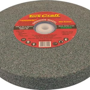 Tork Craft Grinding Wheel 200X25X32Mm Green Coarse 36Gr W/Bushes For Bench Grin