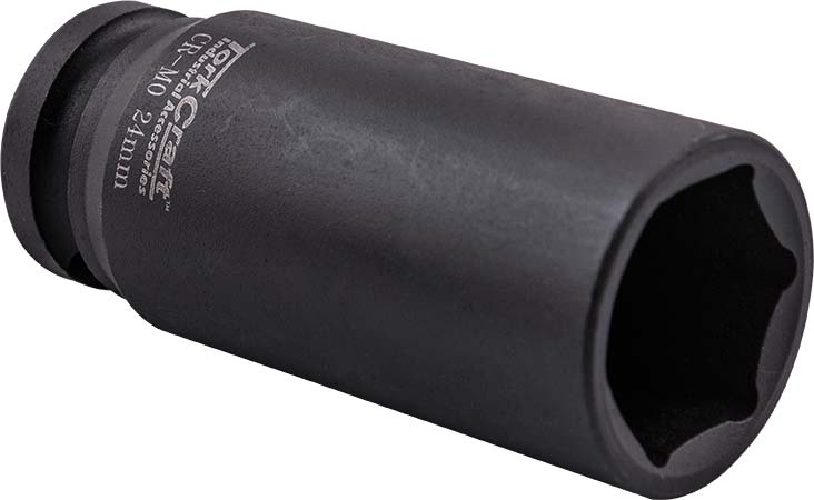 Tork Craft 23Mm 1/2' Drive 6Pt Deep Impact Socket