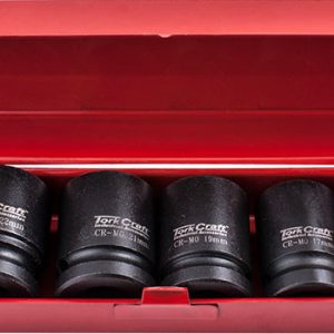 Tork Craft 10Pc 1/2' Drive Impact Socket Set (10.11.13.14.17.19.21.22.24.27)
